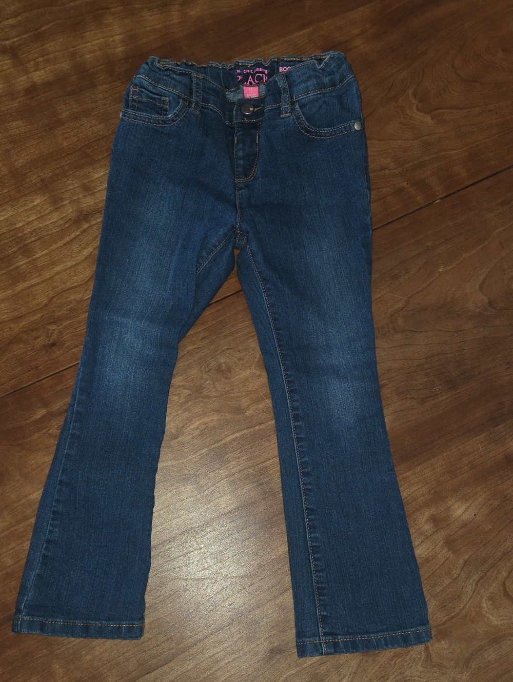 NWOT The Children's Place Girls Dark Blue Flare Jeans
